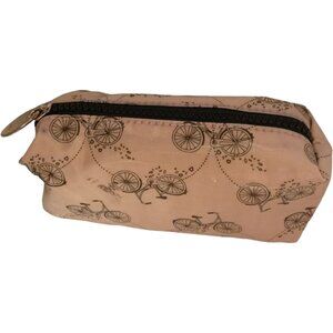 Cosmetic Pouch With Bike Print Design